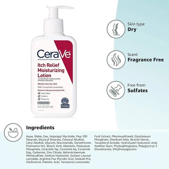 Cerave Itch Relief Moisturizing Lotion