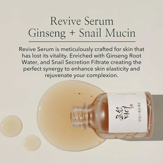 Beauty Of Joseon Revive Serum Ginseng + Snail Mucin